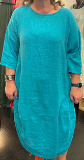 100 % Linen Dress TULIP